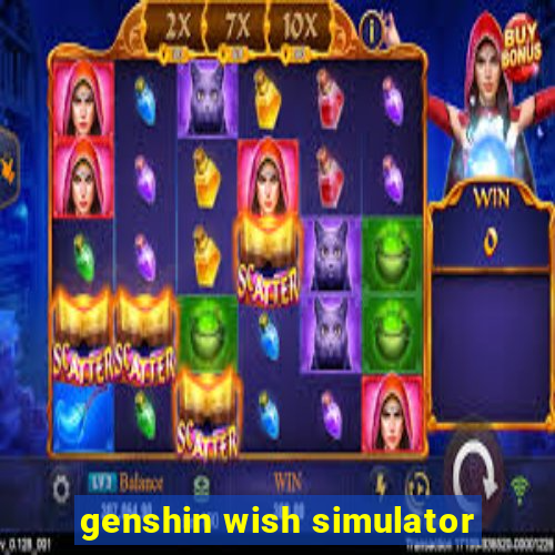 genshin wish simulator