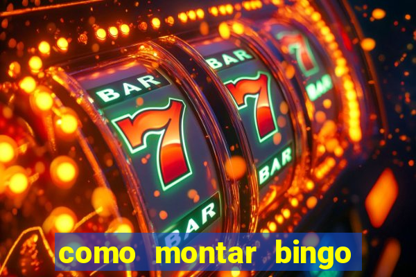 como montar bingo brinquedos toia