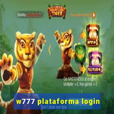 w777 plataforma login