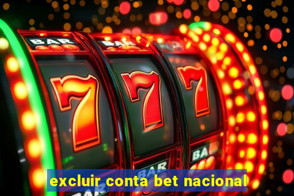 excluir conta bet nacional