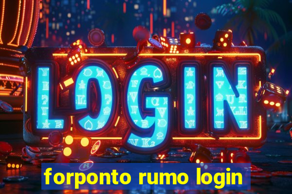 forponto rumo login