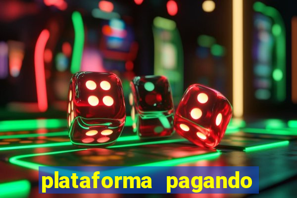 plataforma pagando no cadastro fortune tiger