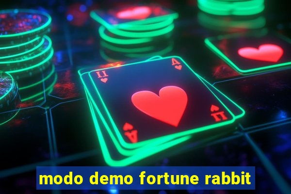 modo demo fortune rabbit