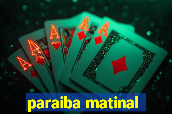 paraiba matinal