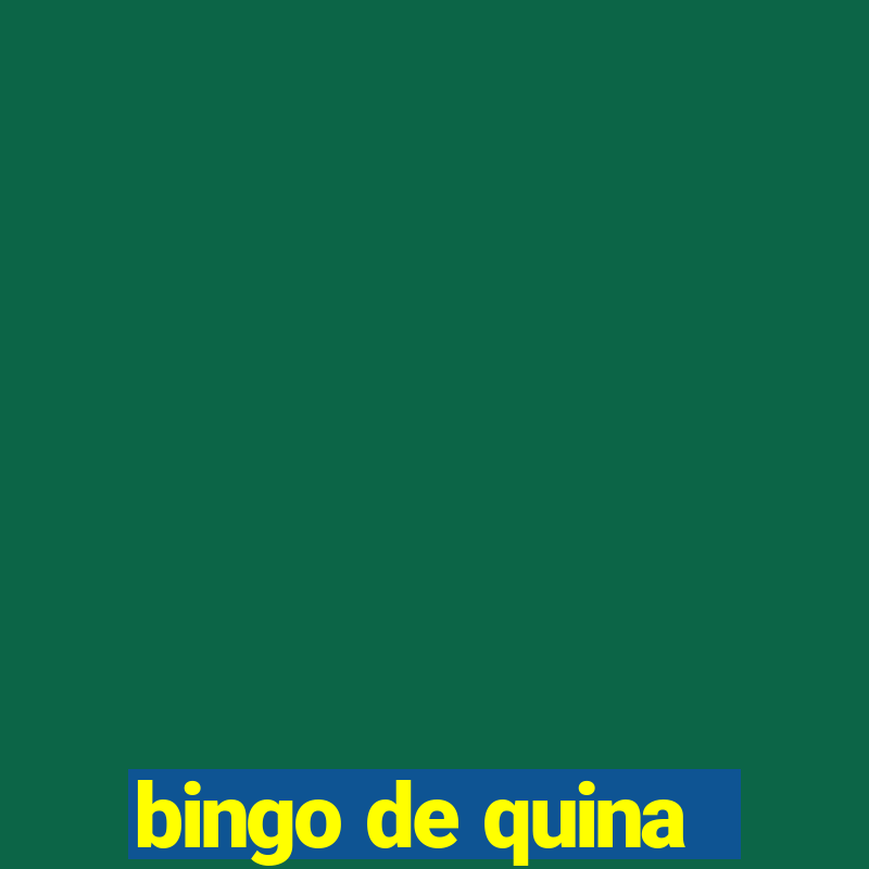 bingo de quina